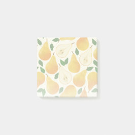 Golden Pears Mönster Post-it Block