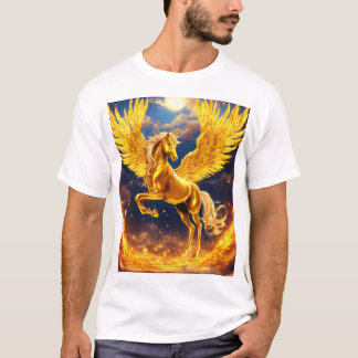 Golden Pegasus T Shirt