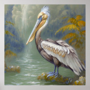 GOLDEN PELICAN POSTER