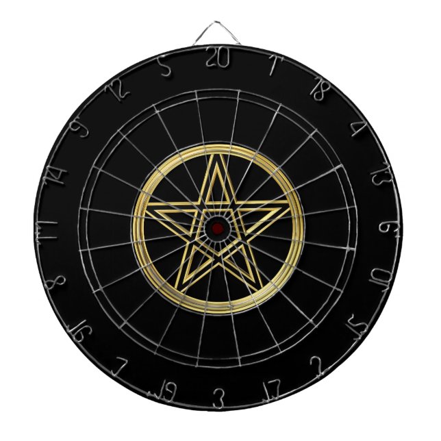 Golden pentagram darttavla (Framsidan)