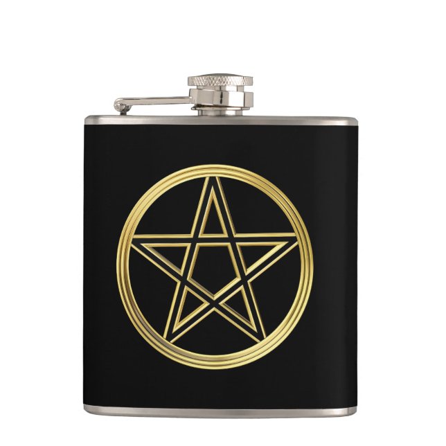Golden pentagram fickplunta (Framsidan)