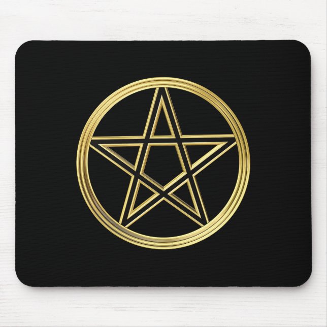 Golden pentagram musmatta (Framsidan)