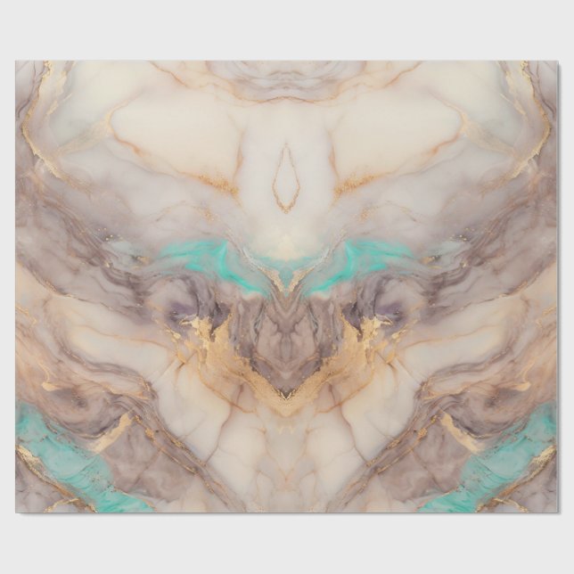 Golden Petal Presentpapper (Platt)