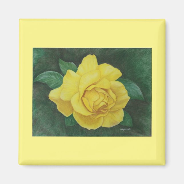 Golden Petals Magnet (Framsidan)