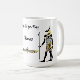 Golden Pharaoh's Blessing: Ancient Egyptian Art Kaffemugg