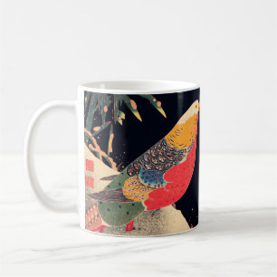 Golden Pheasant i Snö av Ito Jakuchu Kaffemugg