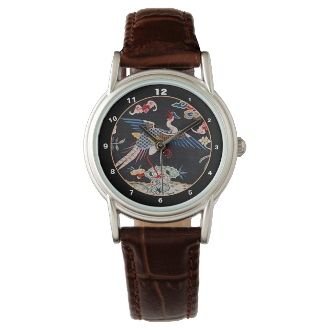 Golden Pheasant & Quing Dynasty /imperial China Armbandsur (Framsida)