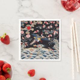 Golden Pheasant & Quing Dynasty /imperial China Pappersservett