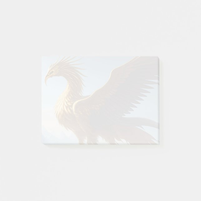 Golden Phoenix Post-it Block (Framsida)