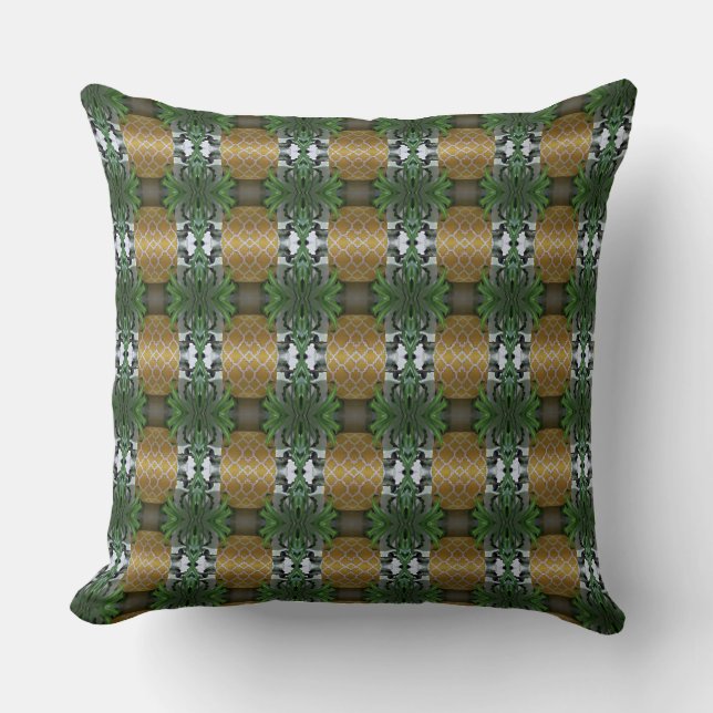 Golden Pineapple Design Dekorativ kudde (Framsida)