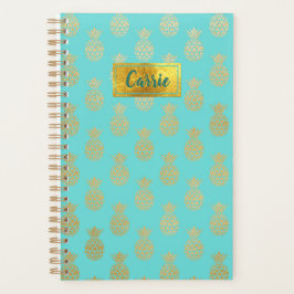 Golden Pineapple Mönster Planner