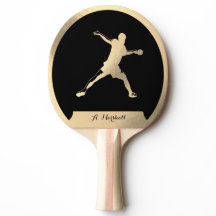 Golden ping-pong-spelare