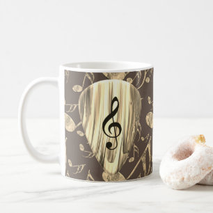 Golden Plectron - Snyggt design för musik i älskar Kaffemugg