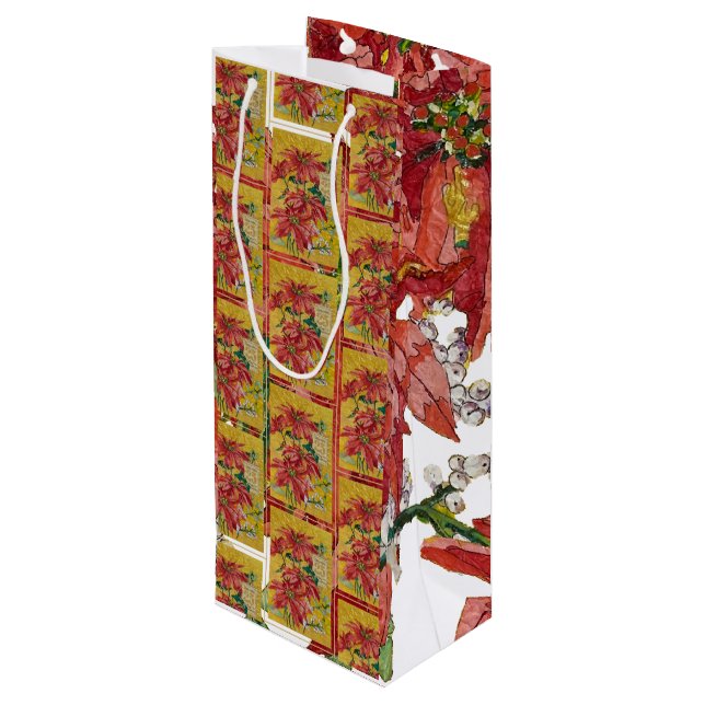 Golden Poinsettia | Fine Art Christmas (Baksidan Vinklad)