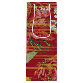 Golden Poinsettia | Fine Art Christmas Gold Lines