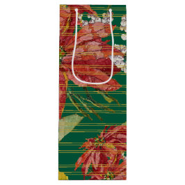 Golden Poinsettia | Fine Art Christmas Gold Lines