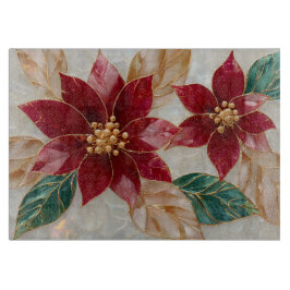 Golden Poinsettias – Elegant Christmas
