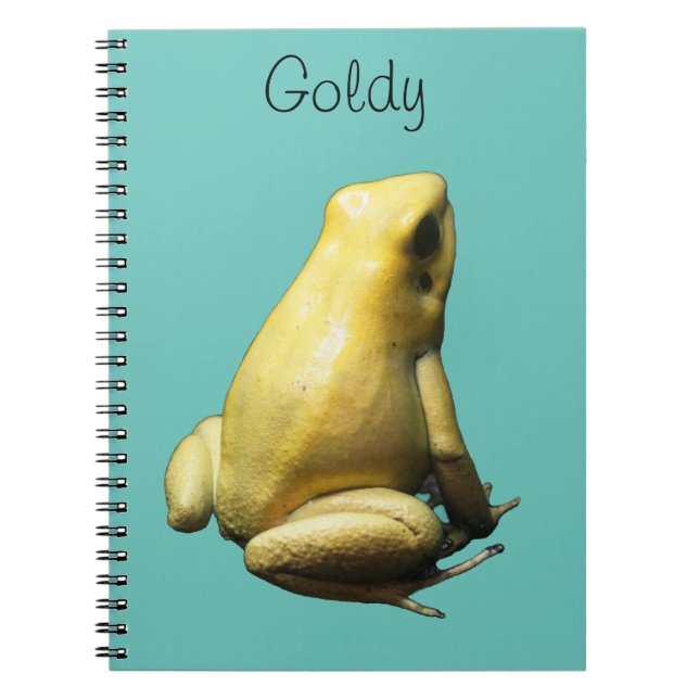 Golden Poison Frog Anteckningsbok (Framsidan)