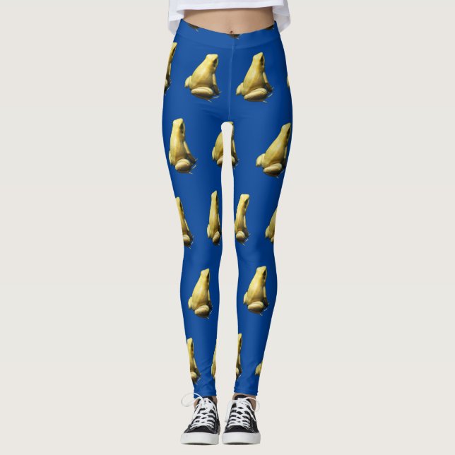 Golden Poison Frog Leggings (Framsida)