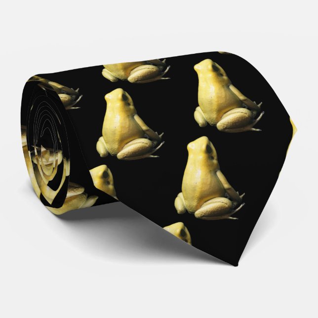 Golden Poison Frog Neck Tie Slips (Rullad)