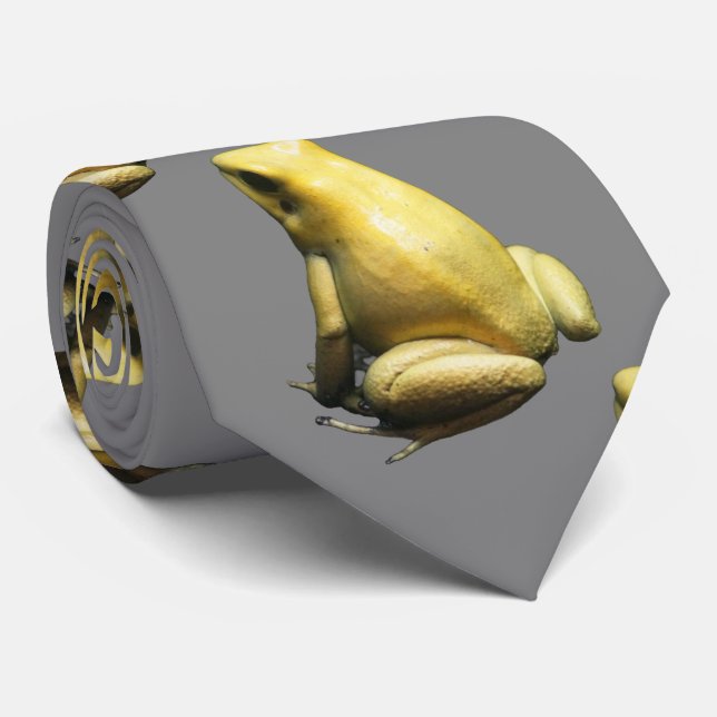 Golden Poison Frog Neck Tie Slips (Rullad)