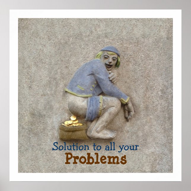 Golden Poop ~ Poster 24X24 (Framsidan)