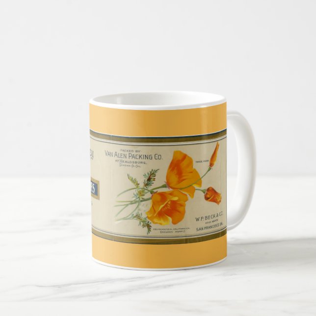 Golden Poppy Brand Mugg (Framsida höger)
