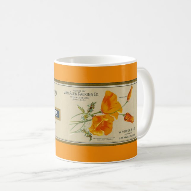 Golden Poppy Brand Mugg (Framsida höger)