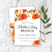 Golden Poppy Mors dag Brunch