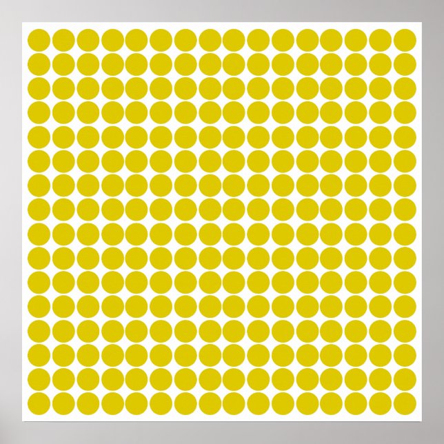 Golden Poppy Safari Dot Poster (Framsidan)