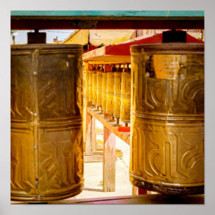 Golden Prayer Hjul Poster
