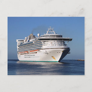 Golden Princess-frakt Vykort