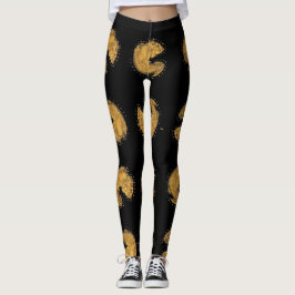 Golden Print Leggings
