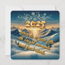 Golden Promise 2025 Julkort