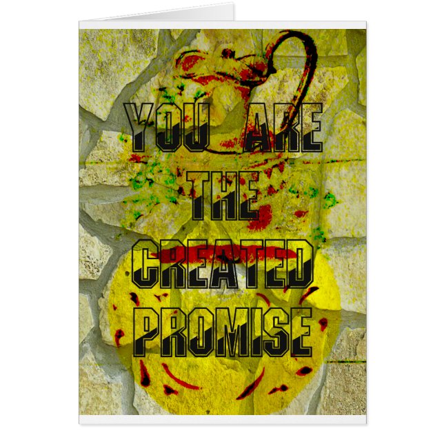 Golden Promise: The Golden Script of Destiny Hälsningskort (Framsidan)