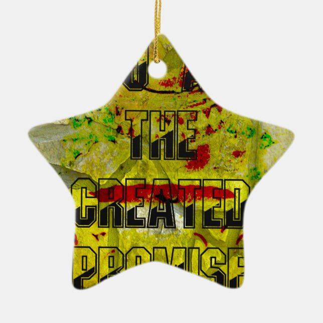 Golden Promise: The Golden Script of Destiny Julgransprydnad Keramik (Framsidan)