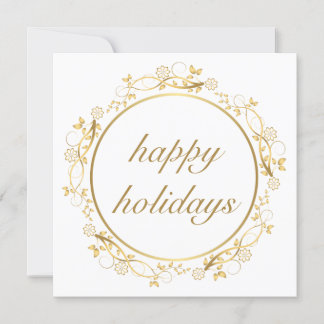 Golden-prydnadscirkeln ram-julkort julkort