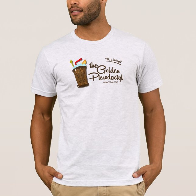 Golden Pterodactyl Tiki Pub Myrtle Beach T Shirt (Framsida)