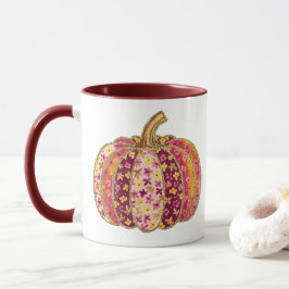Golden Pumpkin & Blommigt Delight Coffee Mugg