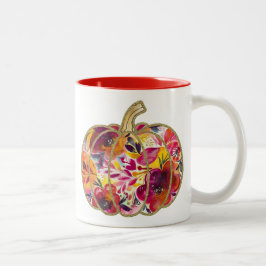 Golden Pumpkin & Blommigt Delight Coffee Mugg