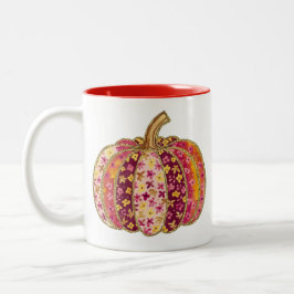 Golden Pumpkin & Blommigt Delight Coffee Mugg
