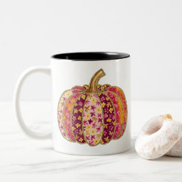 Golden Pumpkin & Blommigt Delight Coffee Mugg