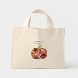 Golden Pumpkin & Blommigt Delight Mini Tygkasse