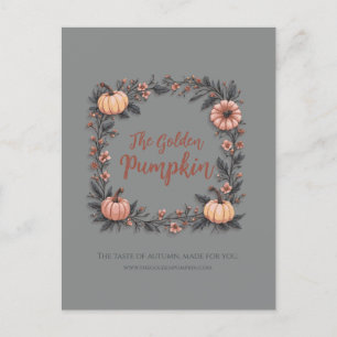 Golden Pumpkin Helg Vykort
