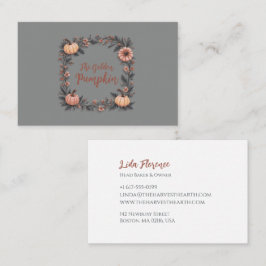 Golden Pumpkin Visitkort