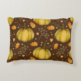 Golden Pumpkins accent Pillow Prydnadskudde