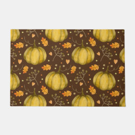 Golden Pumpkins Doormat