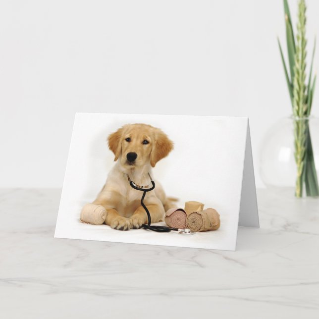 Golden Puppy Doktor Kort (Framsida)
