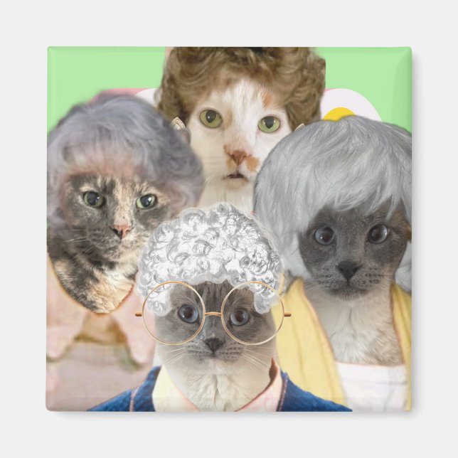 Golden Purrs Magnet (Framsidan)