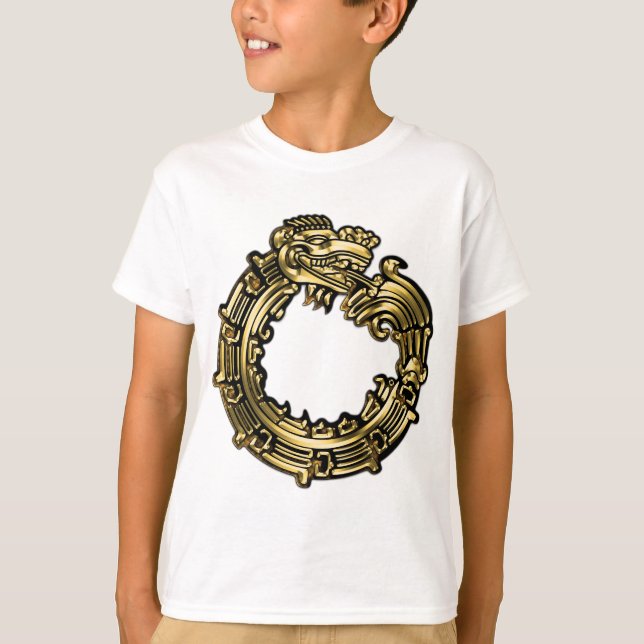 Golden Quetzalcoatl T-shirt (Framsida)